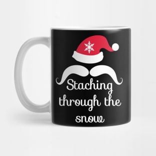 Staching Through The Snow Christmas Joke Mug